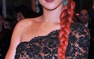 Plaited Rihanna Style Side braids Hairstyle