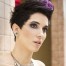 Short Straight Androgynous Hairstyle - Purple Hair Color with Purple Highlights