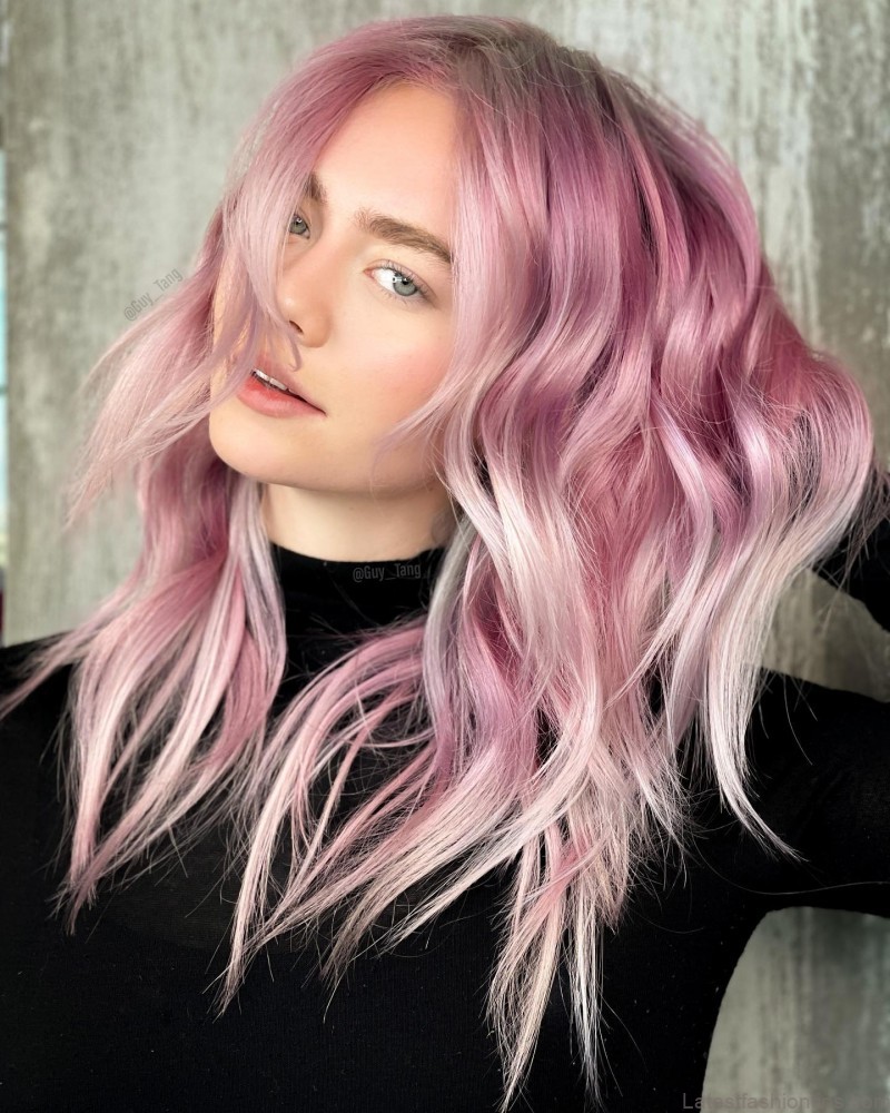 natural ideas for pastel purple hair 1