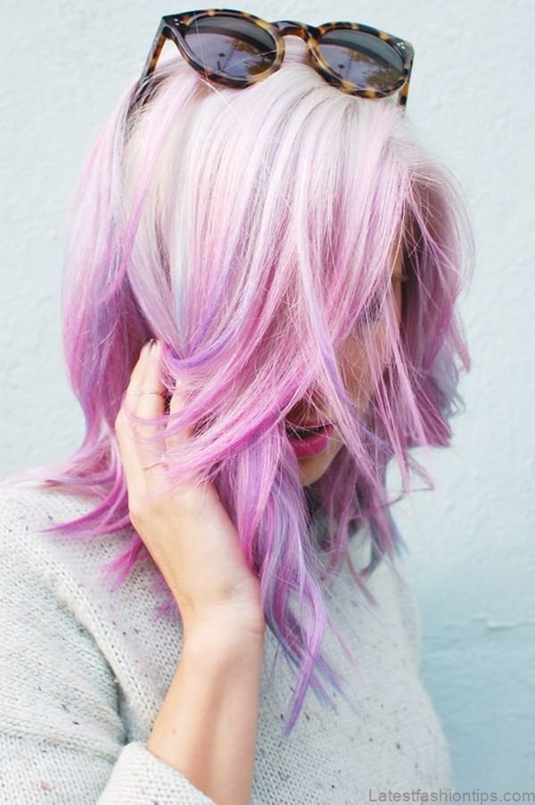 natural ideas for pastel purple hair 6