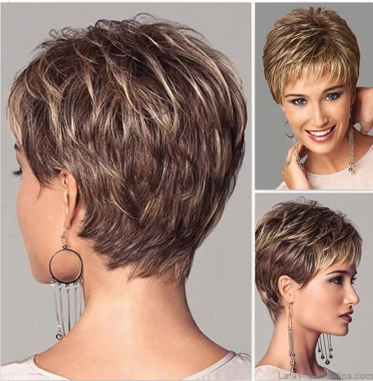short hairstyles for round faces over 50 14