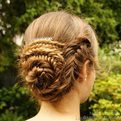 the best braided bun hairstyles for all the different buckets of hair 2