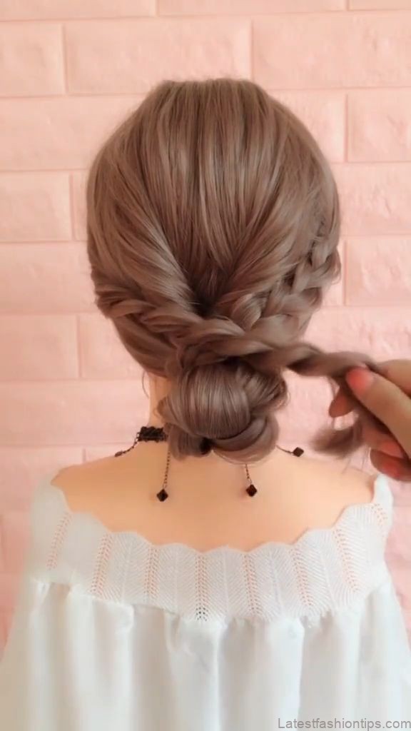 the best braided bun hairstyles for all the different buckets of hair 5