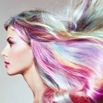 the new hairstyle color trend purple highlights 3