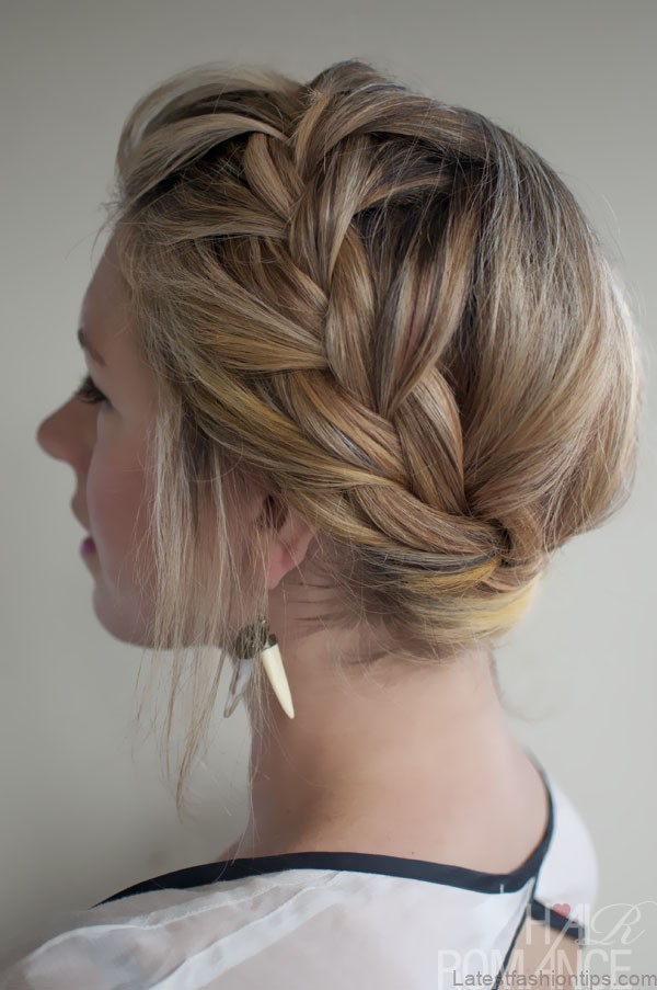 the ultimate step by step guide to the french braid crown hairstyle 7