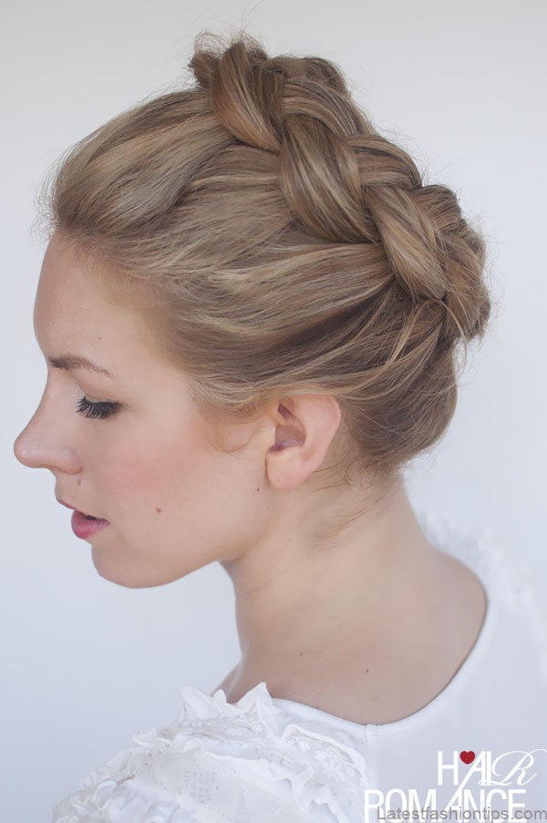 the ultimate step by step guide to the french braid crown hairstyle 8