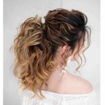 messy ponytail hairstyles 5