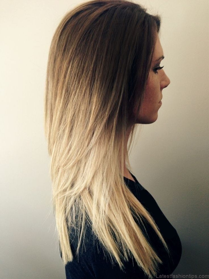valentines day hairstyles reverse ombre hair color 8