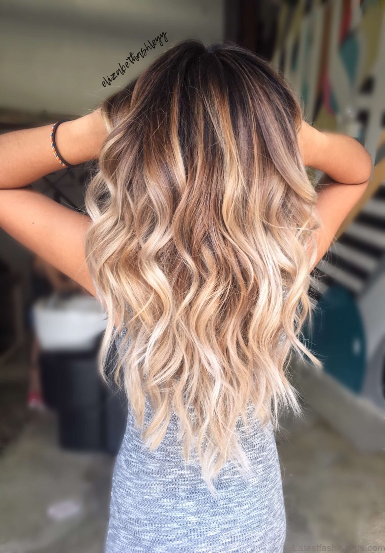 valentines day hairstyles reverse ombre hair color