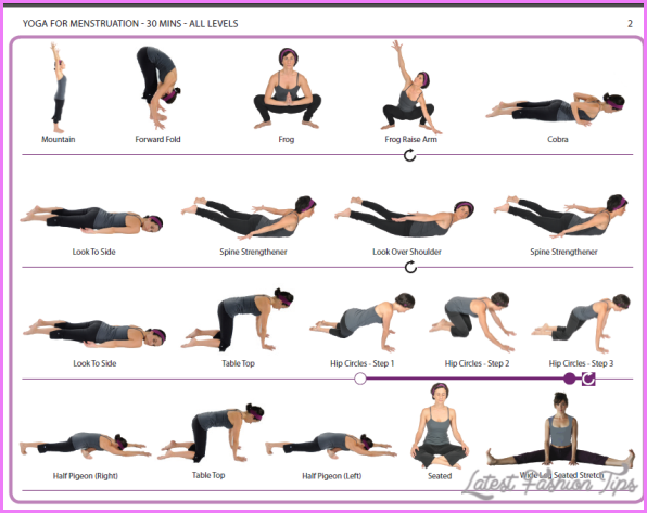 Yoga Poses For Period Pain - LatestFashionTips.com