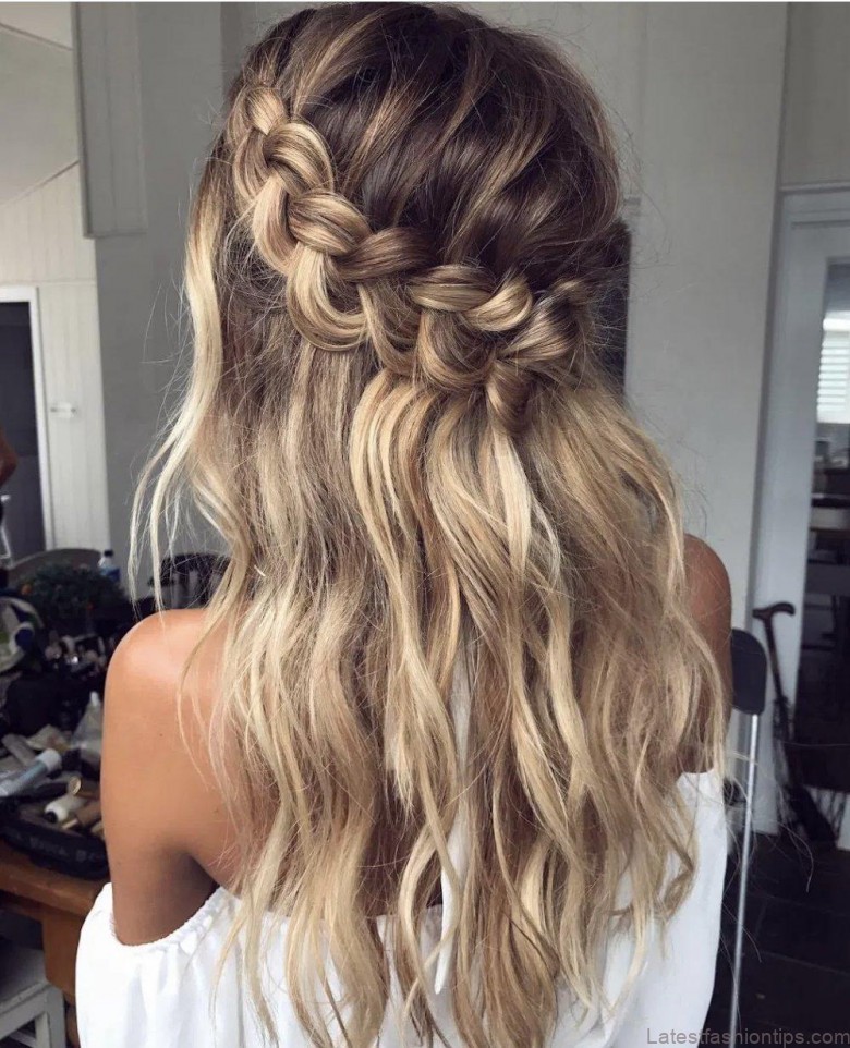 10 party hairstyles for long hair that show a little movement