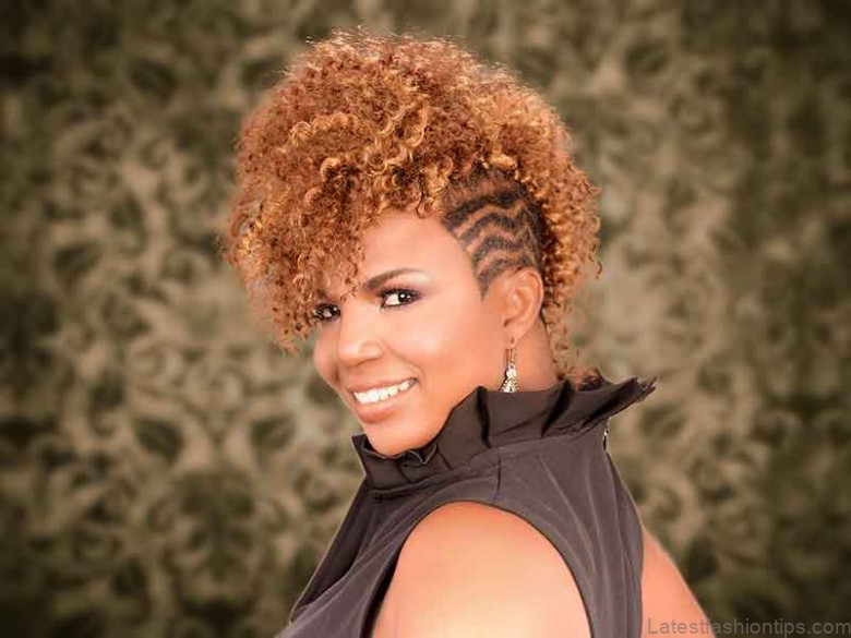 5 exquisite curly mohawk hairstyles for girls women 6