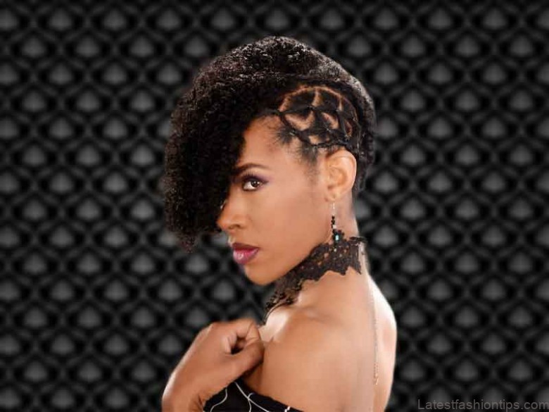 5 exquisite curly mohawk hairstyles for girls women 8