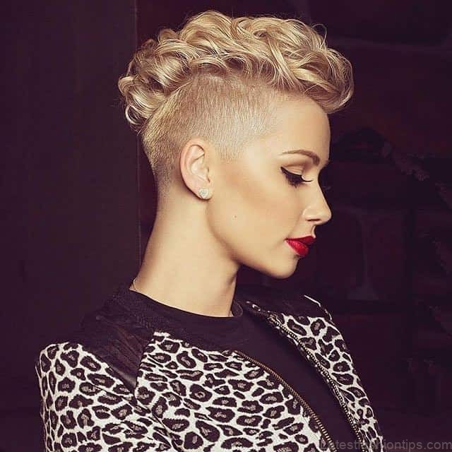 5 exquisite curly mohawk hairstyles for girls women 9