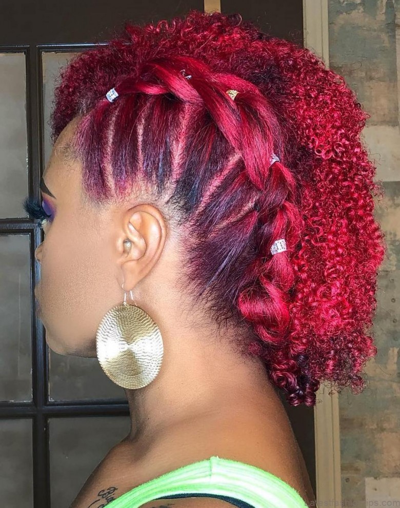 5 exquisite curly mohawk hairstyles for girls women
