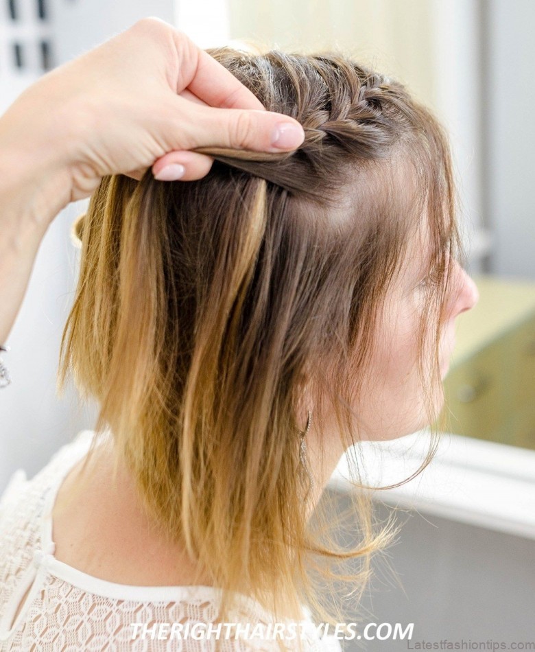 how to do the french braid crown