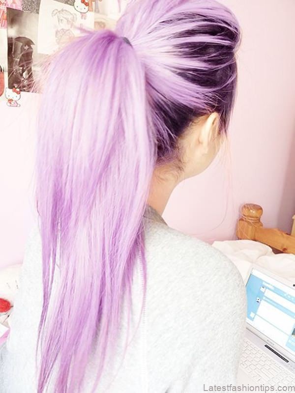 natural ideas for pastel purple hair 5