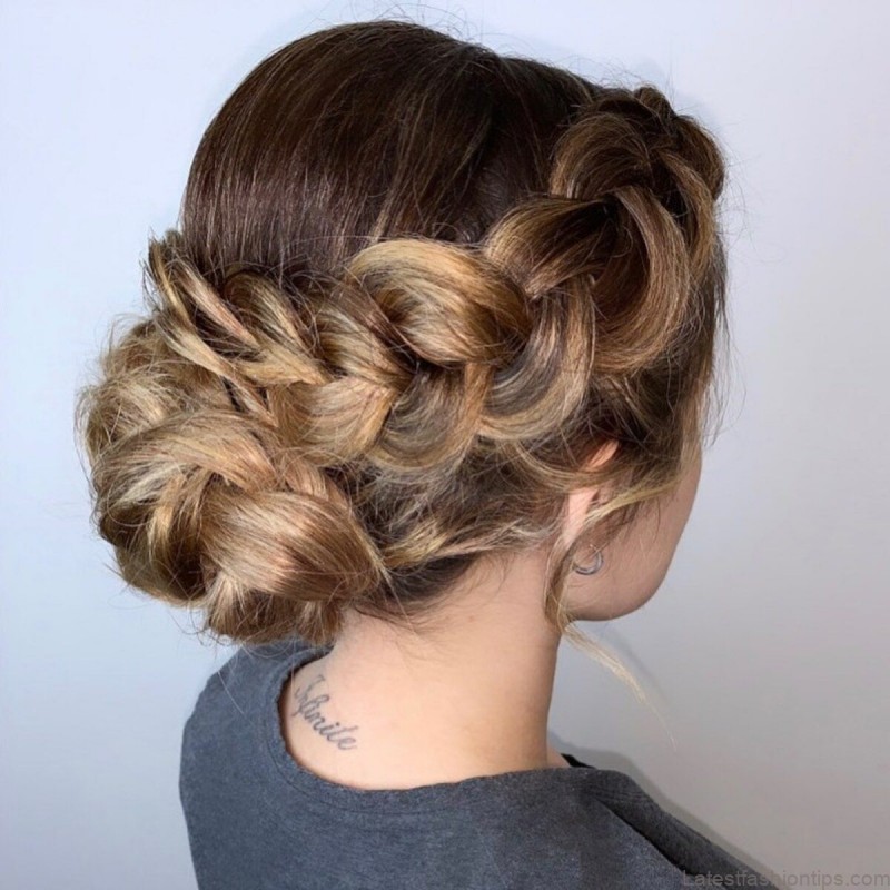 the best braided bun hairstyles for all the different buckets of hair 11