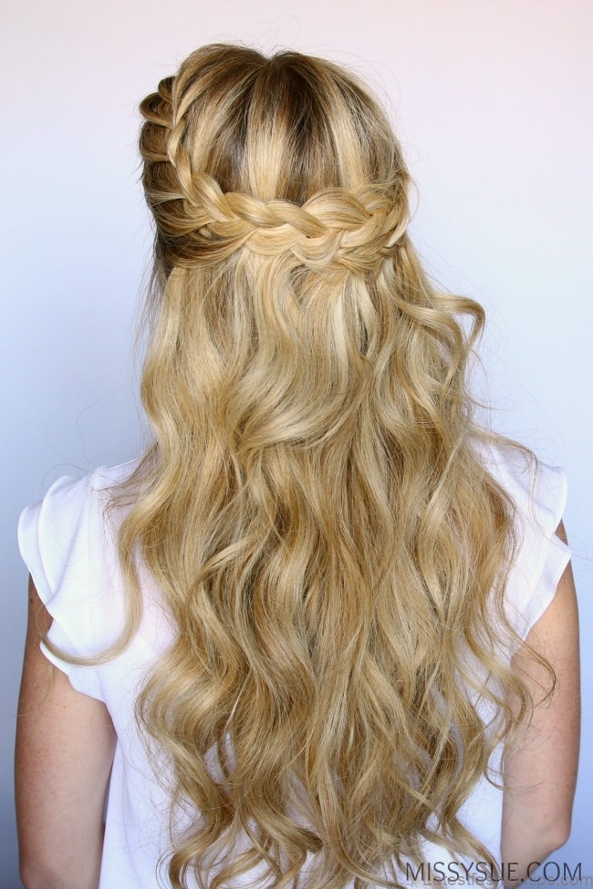 the ultimate step by step guide to the french braid crown hairstyle 10