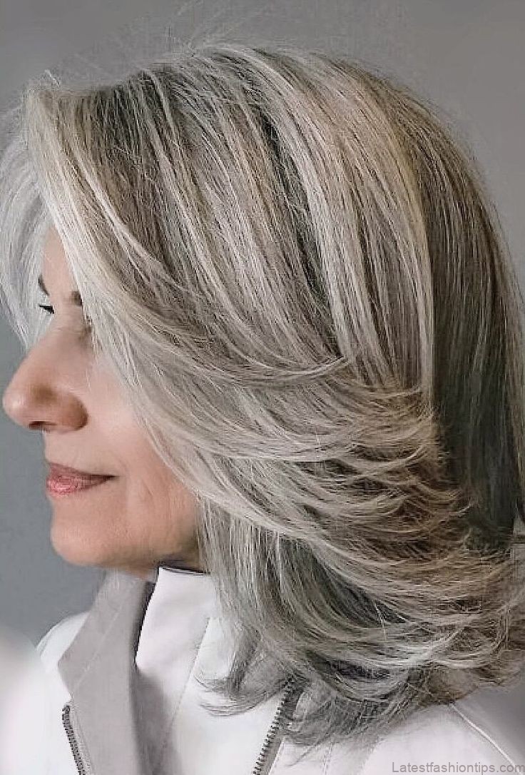 15 gorgeous gray hairstyles that make your age matter 3