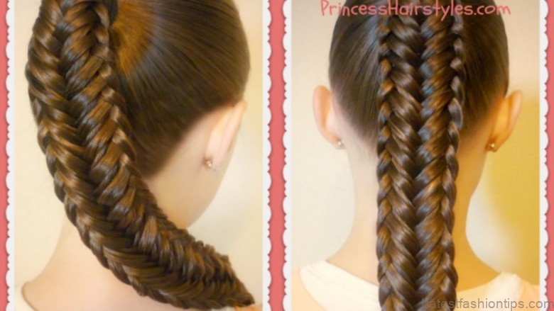 fishtail braid hairstyles how to do a fishtail braid 9