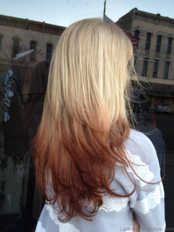 valentines day hairstyles reverse ombre hair color 1
