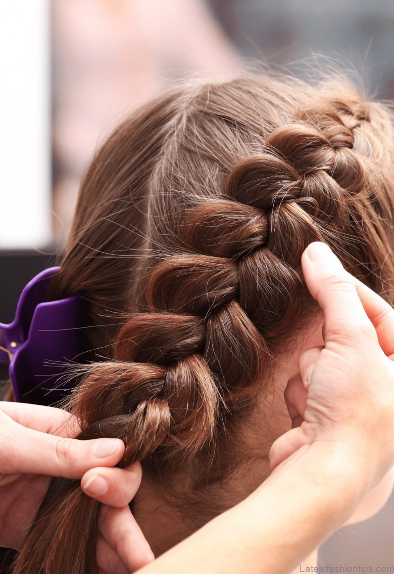 the key to making a loose french braid 1