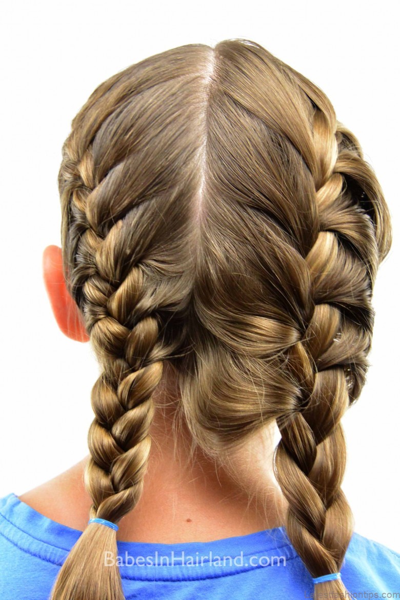 the key to making a loose french braid 3