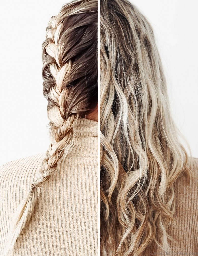 the key to making a loose french braid 4