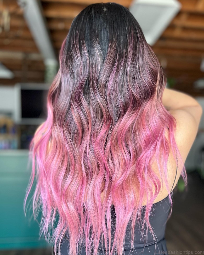pink highlights the best hair colors for your personality 1