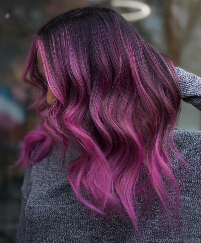 pink highlights the best hair colors for your personality 2