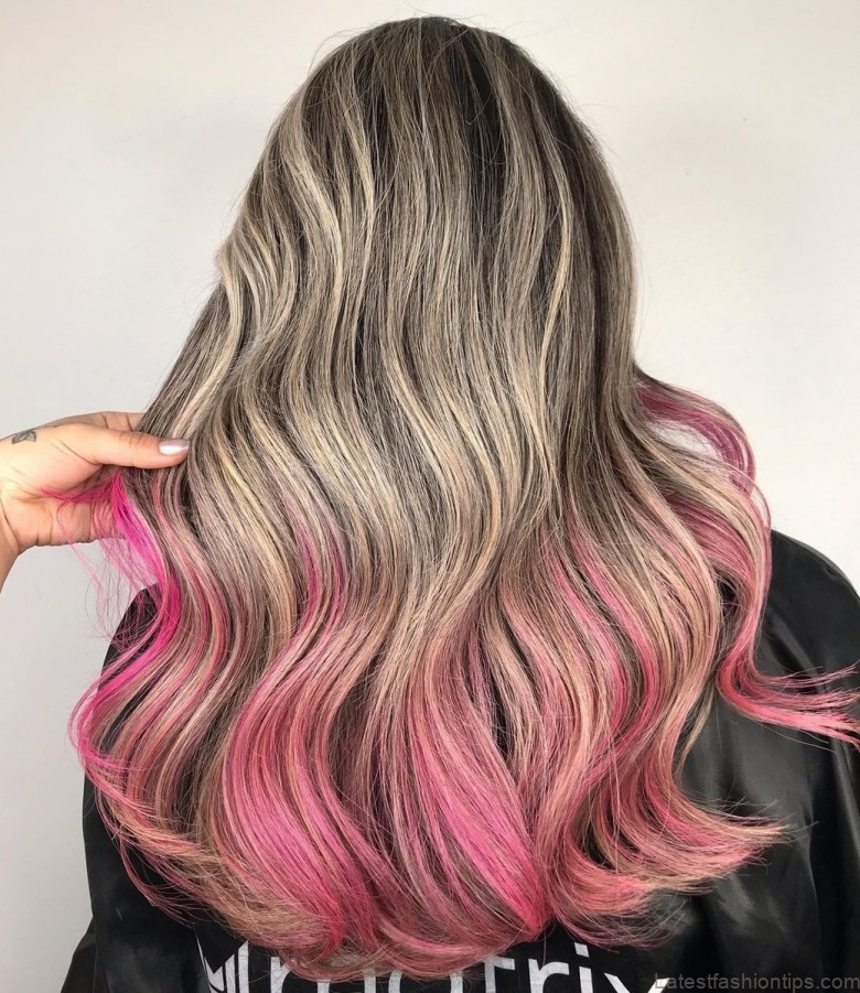 pink highlights the best hair colors for your personality 3